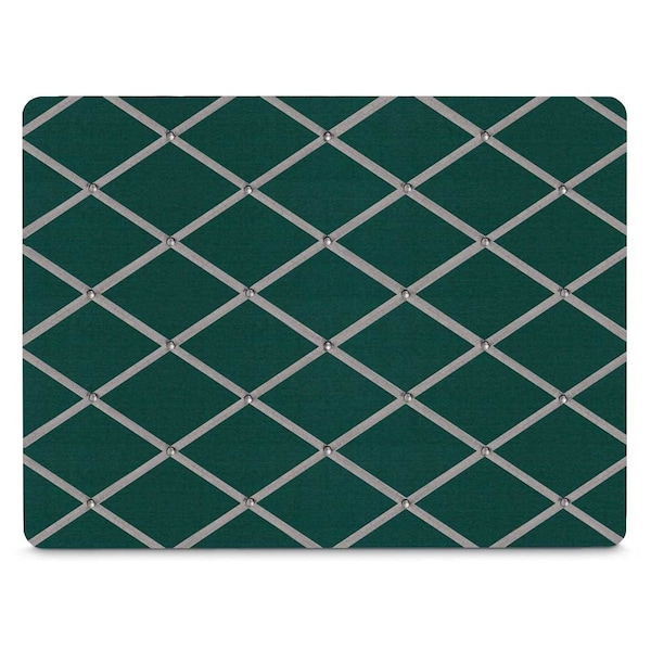 96"x48" 3-Door Enclosed Outdoor Letterboard, Green Felt/Black